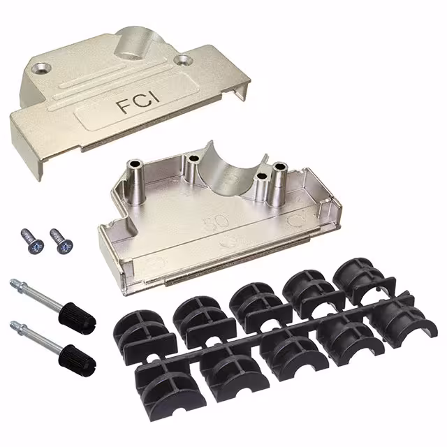 8655MHRA5001LF Amphenol ICC (FCI)  Carcasas traseras para conectores D-Sub en forma de D